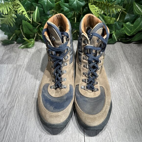 Vasque Boots GoreTex 7533 Hiking Vintage Boots Men Size 13 Made In Italy Skywalk - Picture 3 of 11